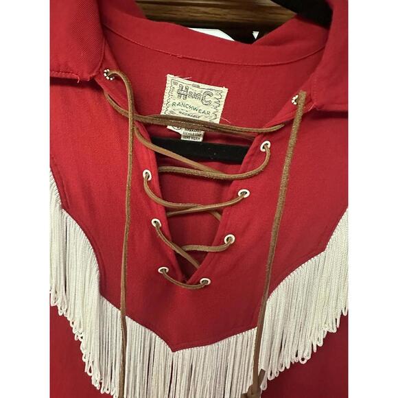 Vintage 1960’s H BAR C Ranchwear men’s Size Medium Western Shirt